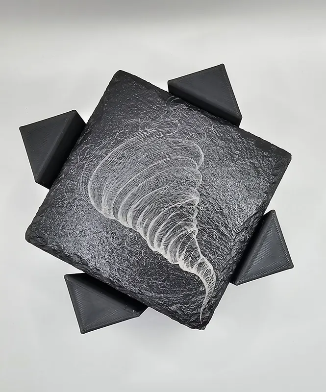 Engraved Tile - Custom ceramic engraving